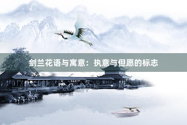 剑兰花语与寓意：执意与但愿的标志